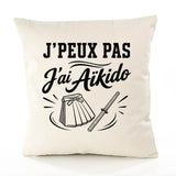 Housse de Coussin J’peux pas j’ai Aïkido