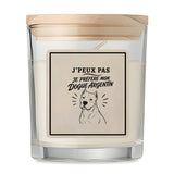Bougie Parfumée Vanille J’peux pas je préfère mon Dogue Argentin