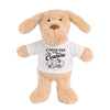 Doudou Peluche Chien J’peux pas j’ai couture J'peux pas minimaliste