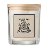 Bougie Parfumée Vanille J’peux pas j’ai Point de croix