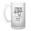 Verre à Bière J’peux pas je préfère les Rennes