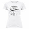 T-shirt de Sport Femme J’peux pas je préfère m’occuper de mes Orchidées
