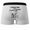 Boxer Homme J’peux pas j’ai Saut d’obstacles – Impression au dos
