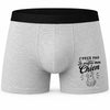 Boxer Homme J’peux pas je préfère mon Chien – Impression devant
