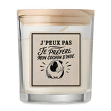 Bougie Parfumée Vanille J’peux pas je préfère mon Cochon d’Inde