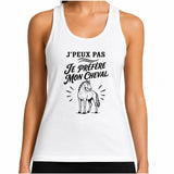 Débardeur Femme J’peux pas je préfère mon Cheval
