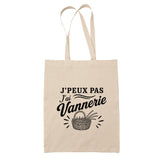 Tote Bag Beige J’peux pas j’ai Vannerie