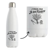 Gourde Isotherme J’peux pas je suis Fleuriste