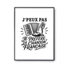 Poster J’peux pas je préfère la Chanson française