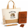 Coffret Cadeau Être prof de maths c'est la vie – Sac jute, carnet, stylo, porte-clés et marque-page