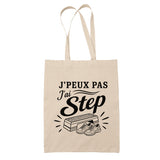 Tote Bag Beige J’peux pas j’ai Step