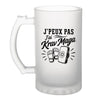Verre à Bière J’peux pas j’ai Krav Maga