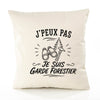 Housse de Coussin J’peux pas je suis Garde forestier