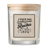 Bougie Parfumée Vanille J’peux pas je préfère m’occuper de mes Ruches