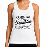 Débardeur Femme J’peux pas j’ai Triathlon