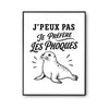 Poster J’peux pas je préfère les Phoques