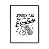 Poster J’peux pas j’ai Escalade