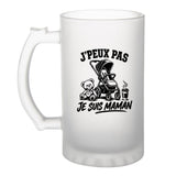 Verre à Bière J’peux pas je suis Maman
