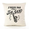 Housse de Coussin J’peux pas j’ai Saxo