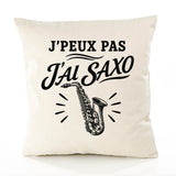 Housse de Coussin J’peux pas j’ai Saxo