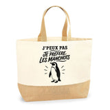 Sac J’peux pas je préfère les Manchots