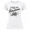 T-shirt de Sport Femme J’peux pas j’ai Train miniature – modélisme ferroviaire (train)