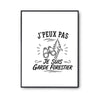 Poster J’peux pas je suis Garde forestier