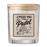 Bougie Parfumée Vanille J’peux pas j’ai Padel