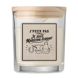 Bougie Parfumée Vanille J’peux pas je suis Maréchal-ferrant