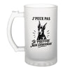 Verre à Bière J’peux pas je préfère mon Doberman