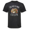 T-shirt de Sport Homme Noir Être prof de maths c'est la vie – Noir