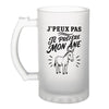 Verre à Bière J’peux pas je préfère mon Âne