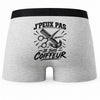 Boxer Homme J’peux pas je suis Coiffeur – Impression au dos