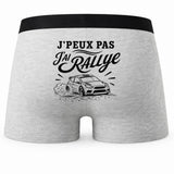 Boxer Homme J’peux pas j’ai Rallye – Impression au dos