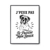 Poster J’peux pas je préfère mon Boxer