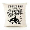 Housse de Coussin J’peux pas je préfère les Orques