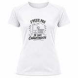T-shirt de Sport Femme J’peux pas je suis Chauffagiste