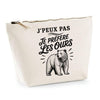 Trousse Beige J’peux pas je préfère les Ours