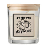 Bougie Parfumée Vanille J’peux pas j’ai Boxe thaï