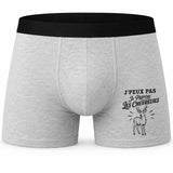 Boxer Homme J’peux pas je préfère les Chevreuils – Impression devant