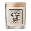 Bougie Parfumée Vanille J’peux pas je préfère les Tigres