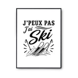 Poster J’peux pas j’ai Ski