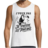 Débardeur Homme J’peux pas je préfère les Toucans