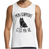 Débardeur Homme Mon Schipperke c'est ma vie