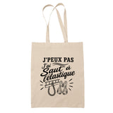 Tote Bag Beige J’peux pas j’ai Saut à l’élastique