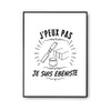 Poster J’peux pas je suis Ébéniste