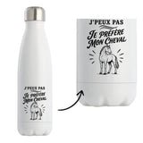 Gourde Isotherme J’peux pas je préfère mon Cheval