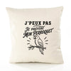 Housse de Coussin J’peux pas je préfère mon Perroquet
