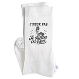Chaussettes Homme Femme J’peux pas je préfère les Pâtes