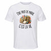 T-shirt de Sport Homme Être prof de maths c'est la vie